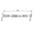 BOSCH 1 987 476 971 Bremsschlauch