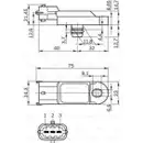 BOSCH 0 281 002 996 Sensor, Ladedruck für FIAT, NISSAN, RENAULT, OPEL, DACIA