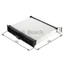 BOSCH 1 987 432 002 Filter, Innenraumluft M2002