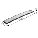 BOSCH 1 987 432 036 Filter, Innenraumluft M2036