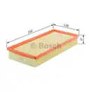 BOSCH F 026 400 045 Luftfilter S 0045