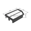 BOSCH F 026 400 228 Luftfilter S0228