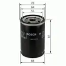 Ölfilter Bosch 0 986 452 041 für Alfa Romeo für Chrysler für Citroën für Dodge