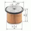 Kraftstofffilter Bosch 1 457 429 656 für Gmc für Opel für Peugeot für Saab