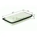 BOSCH Filterset Luftfilter + Ölfilter + Innenraumfilter Toyota Aygo I 1.0 68PS