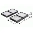 BOSCH 1 987 432 117 Filter, Innenraumluft M 2117