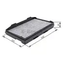 BOSCH 1 987 432 208 Filter, Innenraumluft M2208