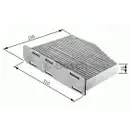 BOSCH 1 987 432 381 Filter, Innenraumluft R 2381