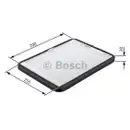 BOSCH 1 987 432 354 Filter, Innenraumluft R2354