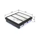 BOSCH F 026 400 221 Luftfilter S0221
