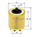 Ölfilter Bosch F 026 407 016 für Alfa Romeo für Fiat für Gmc für Lancia für Opel