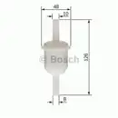 BOSCH 0 450 904 162 Kraftstofffilter F4162