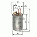 BOSCH 0 450 906 357 Kraftstofffilter N6357
