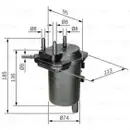 BOSCH 0 450 907 013 Kraftstofffilter N7013
