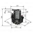 BOSCH 0 450 907 015 Kraftstofffilter N 7015
