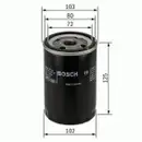 Ölfilter Bosch 0 986 452 062 für Daihatsu für Ford für Mazda für Toyota für VW