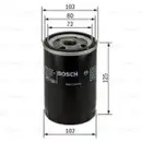 Ölfilter Bosch 0 986 452 062 für Daihatsu für Ford für Mazda für Toyota für VW