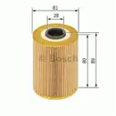 Ölfilter Bosch 1 457 429 760 für Bmw für Ford