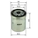 BOSCH 1 457 434 123 Kraftstofffilter N 4123