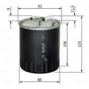 BOSCH 1 457 434 437 Kraftstofffilter N4437