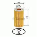 Ölfilter Bosch 1 457 437 001 für Chrysler für Dodge für Mercedes Benz für Jeep
