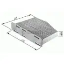 BOSCH 1 987 432 027 Filter, Innenraumluft M2027