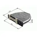 BOSCH 1 987 432 001 Filter, Innenraumluft M2001