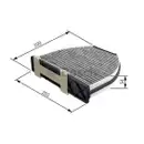 BOSCH 1 987 432 001 Filter, Innenraumluft M2001