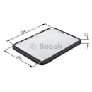 BOSCH 1 987 432 061 Filter, Innenraumluft M2061