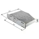 BOSCH 1 987 432 365 Filter, Innenraumluft R2365