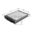 BOSCH 1 987 432 393 Filter, Innenraumluft R 2393
