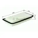 BOSCH F 026 400 017 Luftfilter S0017