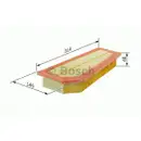 BOSCH F 026 400 134 Luftfilter S0134