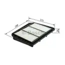 BOSCH F 026 400 163 Luftfilter S0163