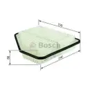 BOSCH F 026 400 176 Luftfilter S0176