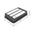 BOSCH F 026 400 200 Luftfilter S0200