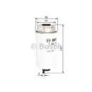 BOSCH F 026 402 122 Kraftstofffilter N 2122