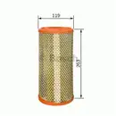 BOSCH 1 457 433 538 Luftfilter S3538