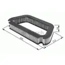 BOSCH 1 987 432 423 Filter, Innenraumluft R2423