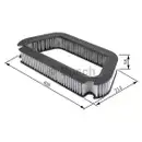 Filter Innenraumluft Bosch 1 987 432 423 für Audi für VW