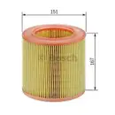 BOSCH F 026 400 027 Luftfilter S0027
