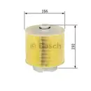 BOSCH F 026 400 028 Luftfilter S 0028