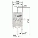 BOSCH F 026 403 003 Kraftstofffilter F3003