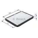 BOSCH 1 987 431 157 Filter, Innenraumluft M 1157