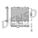 DENSO DRM21057 Kühler für PEUGEOT, CITROËN, DS