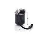 MANN-FILTER WK 820/18 Kraftstoffilter