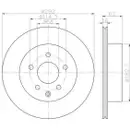 TEXTAR 92144003 Bremsscheiben 2 Stück hinten NISSAN