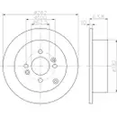 Original TEXTAR 92161303 Bremsscheiben 2 Stück hinten für HYUNDAI