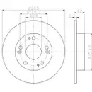 TEXTAR 92164303 Bremsscheiben 2 Stück hinten HONDA