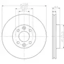 TEXTAR 92255203 Bremsscheiben 2 Stück DACIA